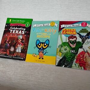 Set of Three I CAN READ Children's Books, MULTIPLE levels Pre-owned But excellen